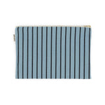 Pouch L Schwarz/Himmelblau