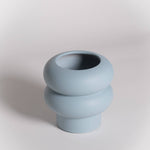 Vase RIPPLE klein Hellblau