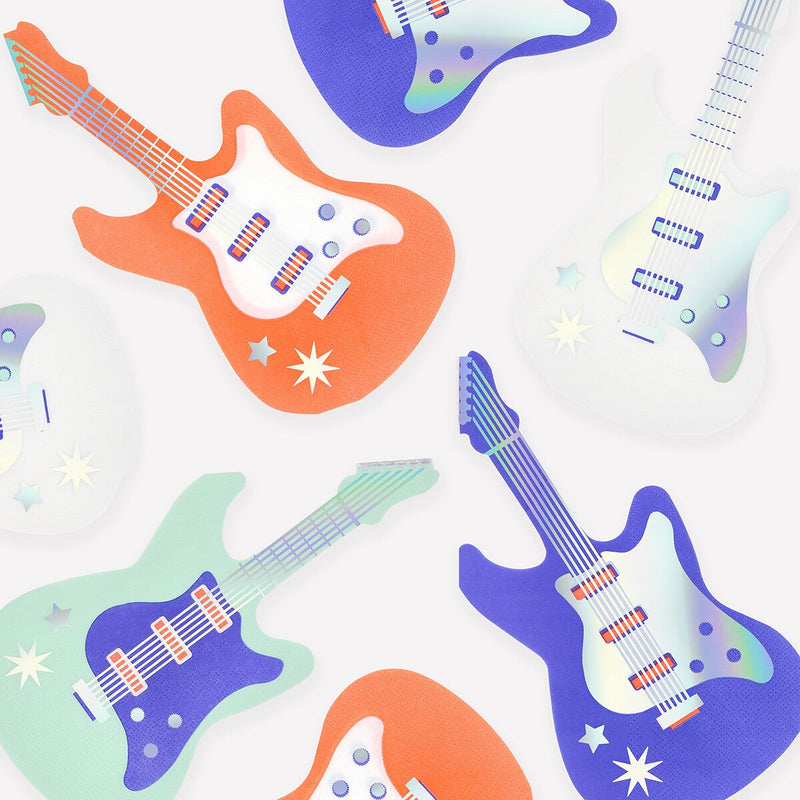 E-Gitarren Servietten