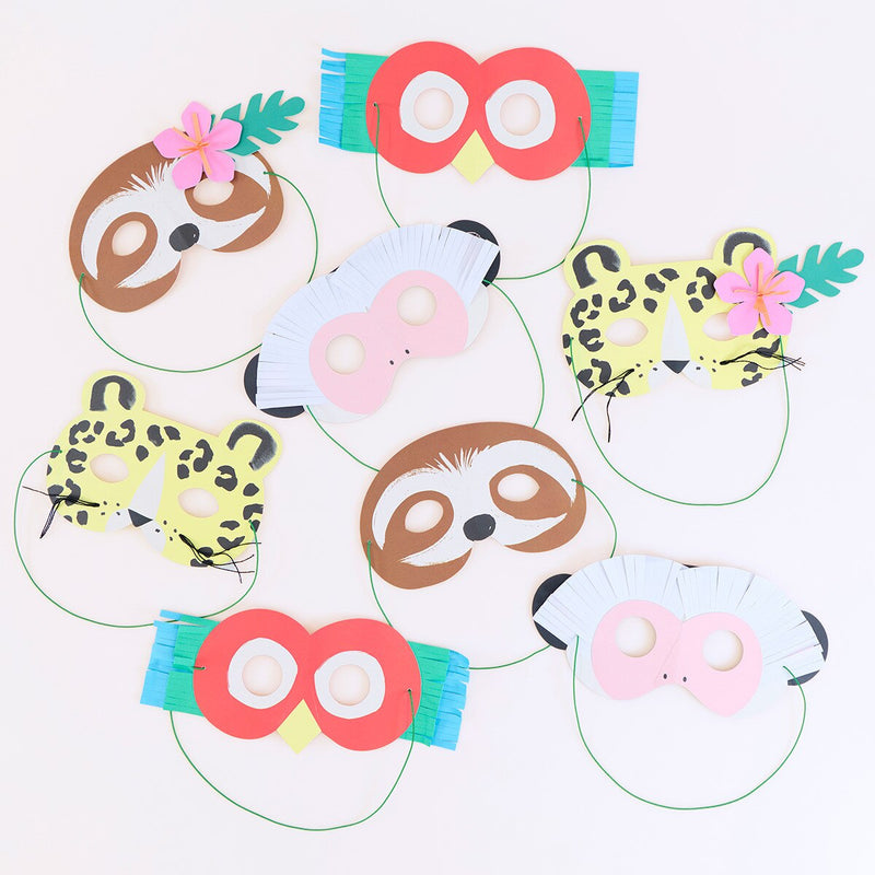 Jungel Party Masken