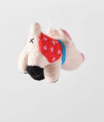 felt pendant "Luna"
