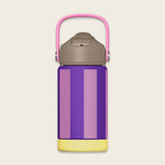 Trinkflasche Stripes, lila/flieder, 350ml