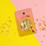 Perlenset rosa/gold