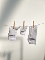 Socken MINI - Weiß/Schwarz