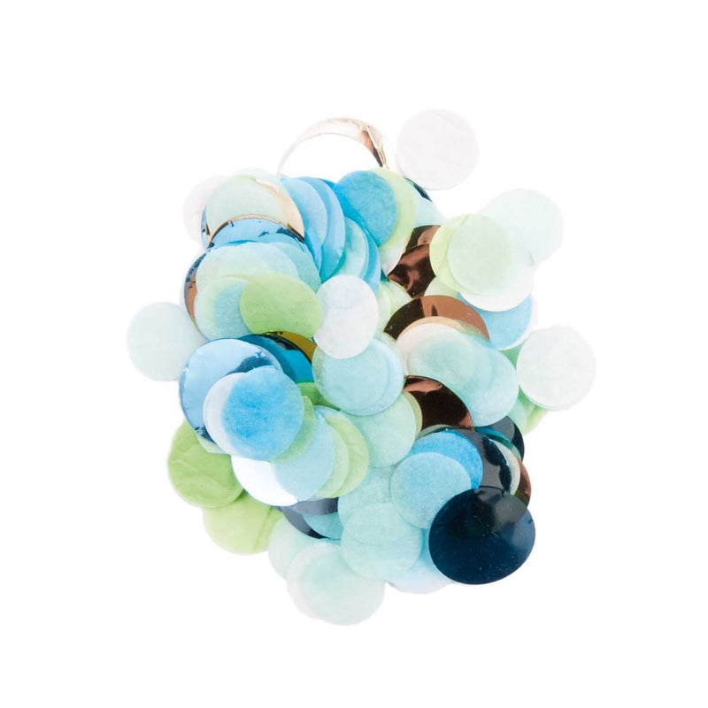 Konfetti blau-grün Mix