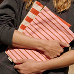 Pouch L Erdbeere/Pecan