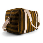 Wickeltasche/Weekender - Kreuzkümmel/Schwarz gestreift