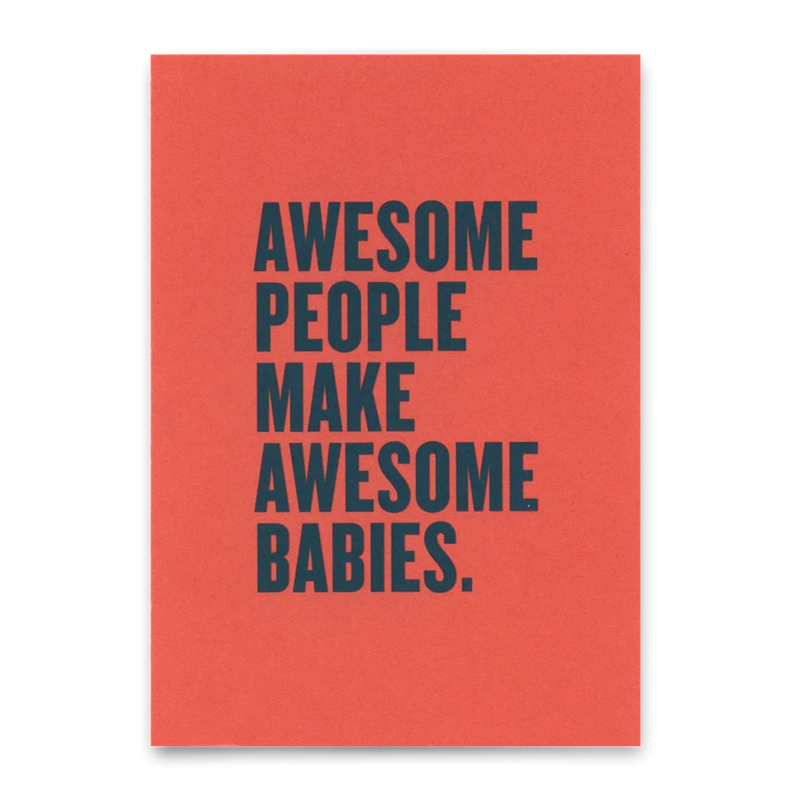 Postkarte AWESOME PEOPLE