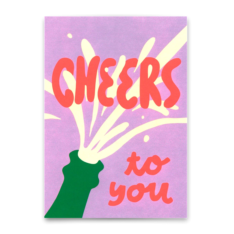Postkarte CHEERS TO YOU