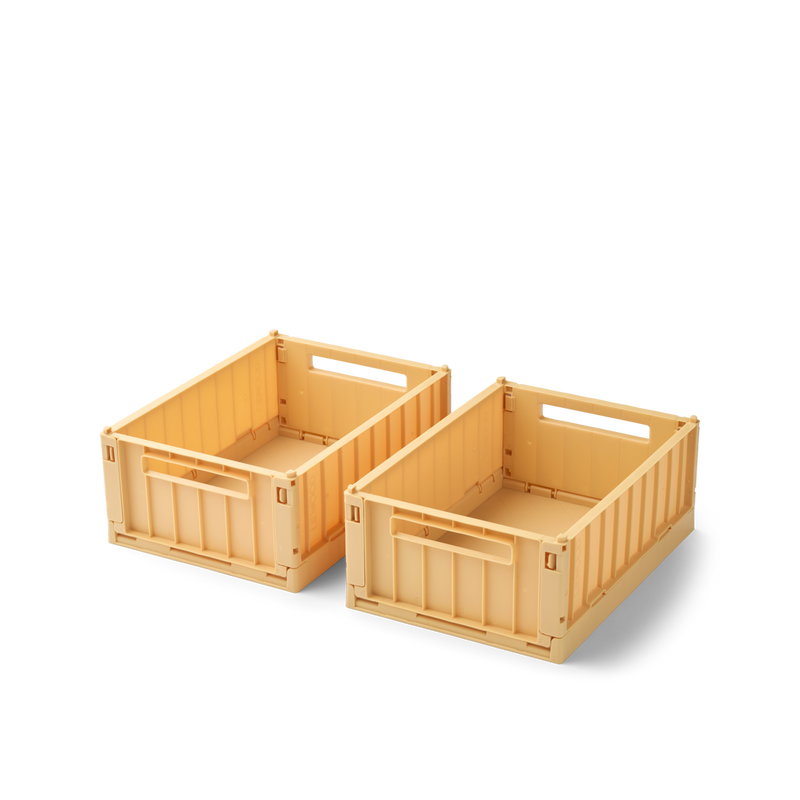 Klappbox WESTON small 2er Pkg Lemon Yellow