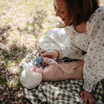 Rassel/Beißring Daisy blau