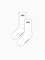 Socken OPA Weiß/Schwarz