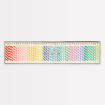 Gestreifte Regenbogen Mini Kerzen