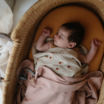 Babydecke gerippt - Blush