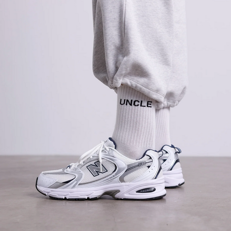 Socken UNCLE Weiß/Schwarz