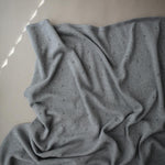 Babydecke Grau Melange
