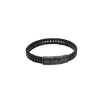 Männer Lederarmband BLACK WEAVE