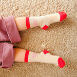 Schulkind-Socken rosa Gr. 31-34