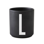 ABC Cups Schwarz - Design Letters