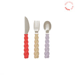 Kinder Besteckset "Mellow" - Rot
