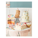 Pastel Swirl Candle