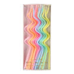 Pastel Swirl Candle