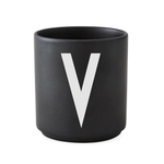 ABC Cups Schwarz - Design Letters