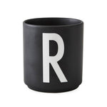 ABC Cups Schwarz - Design Letters