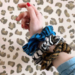Scrunchie ZEBRA BLAU