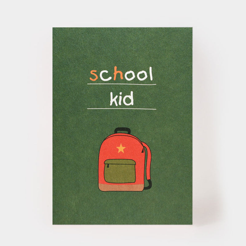 Postkarte "School Kid - Cool Kid"