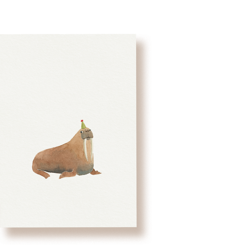 Walross  | Postkarte