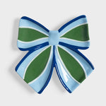 Teller Schleife blau