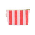 Kleine Kulturtasche - Tomatenrot/Candy Pink