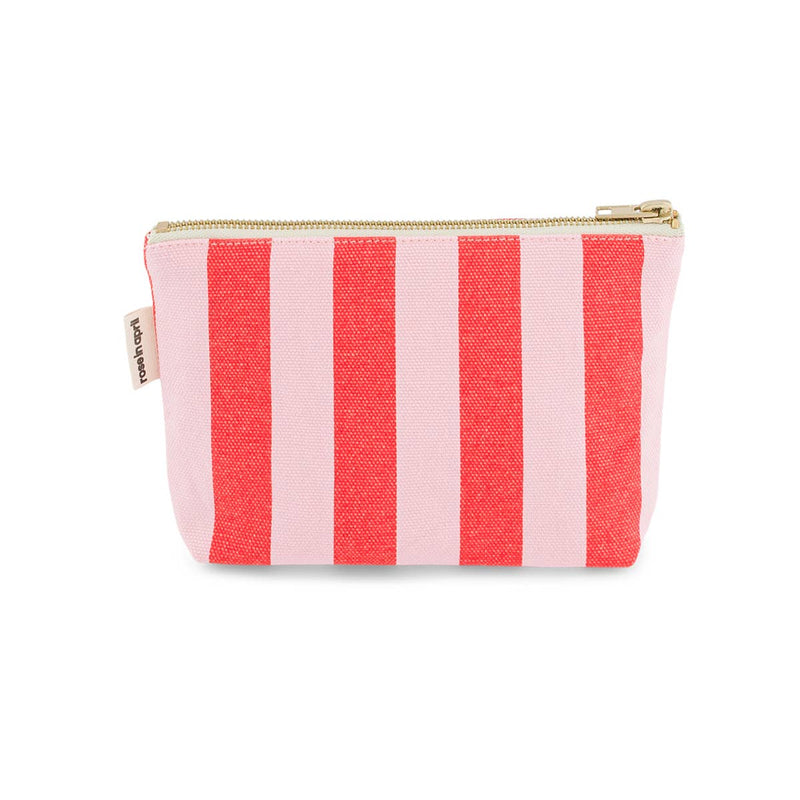Kleine Kulturtasche - Tomatenrot/Candy Pink