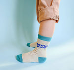 Schulkind-Socken blau Gr. 31-34