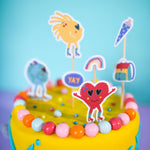 Cake Topper School Enrollment “Sunny and Friends”