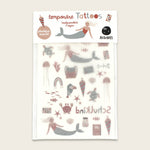 Kindertattoo-Set Schulkind Glitzer UNDER THE SEA