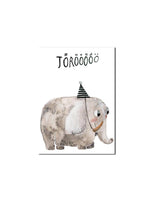 Postkarte Elefant - Törööö
