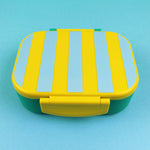 Lunchbox Stripes  gelb/hellblau/grün