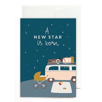 Grußkarte - A new star is born
