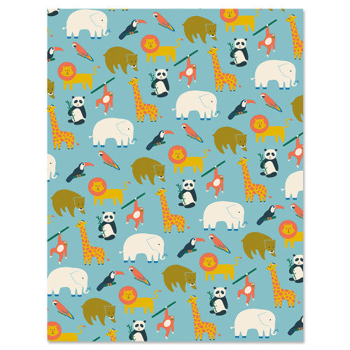 Geschenkpapier - Zoo