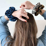Scrunchie ZEBRA BLAU