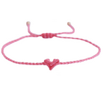 Armband mit Herz versch. Farben