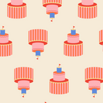 Geschenkpapier Rolle PARTYKUCHEN
