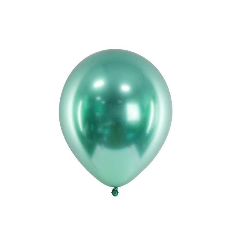 Ballons Glossy 30 cm, Flaschengrün