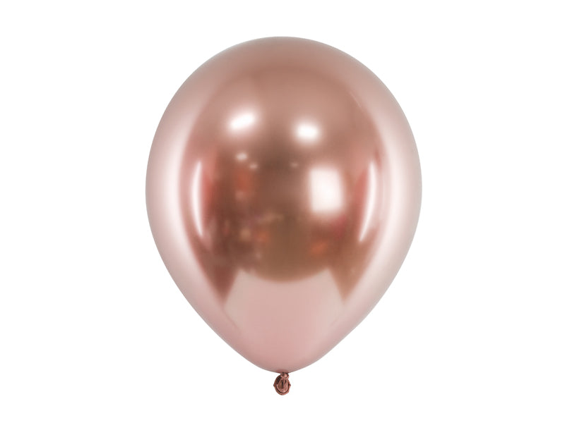 Ballons Glossy 30 cm, Roségold