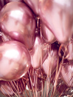 Ballons Glossy 30 cm, Roségold