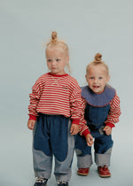 gestreiftes Langarm-Shirt Jamie rot