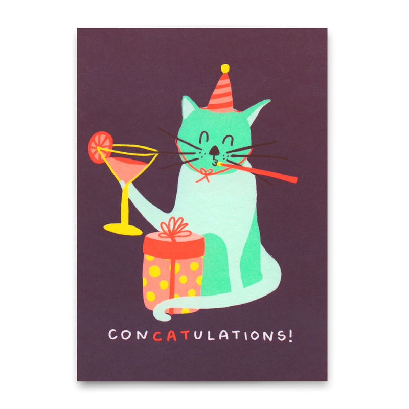 Postkarte ConCATulations