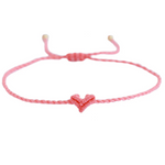 Armband mit Herz versch. Farben